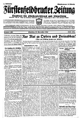 Fürstenfeldbrucker Zeitung Samstag 29. November 1930