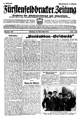 Fürstenfeldbrucker Zeitung Sonntag 30. November 1930