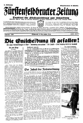 Fürstenfeldbrucker Zeitung Mittwoch 3. Dezember 1930