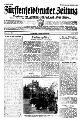 Fürstenfeldbrucker Zeitung Samstag 6. Dezember 1930