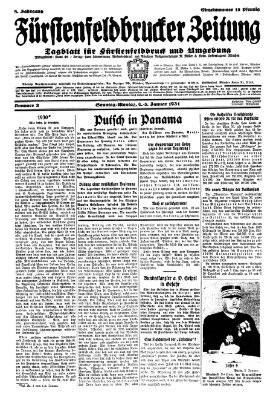 Fürstenfeldbrucker Zeitung Montag 5. Januar 1931