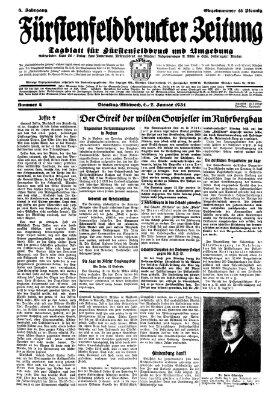 Fürstenfeldbrucker Zeitung Mittwoch 7. Januar 1931