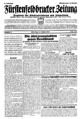 Fürstenfeldbrucker Zeitung Samstag 10. Januar 1931