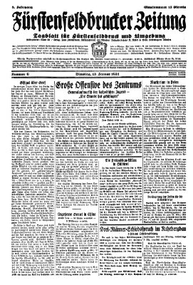 Fürstenfeldbrucker Zeitung Dienstag 13. Januar 1931