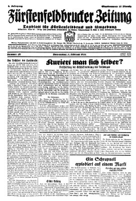 Fürstenfeldbrucker Zeitung Donnerstag 5. Februar 1931