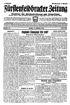 Fürstenfeldbrucker Zeitung Friday 13. February 1931