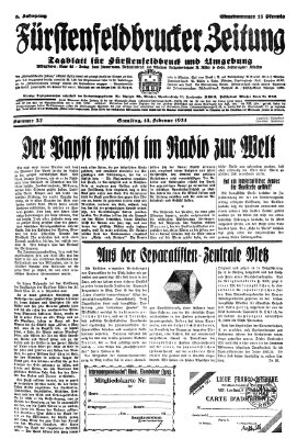 Fürstenfeldbrucker Zeitung Samstag 14. Februar 1931