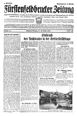 Fürstenfeldbrucker Zeitung Montag 16. März 1931