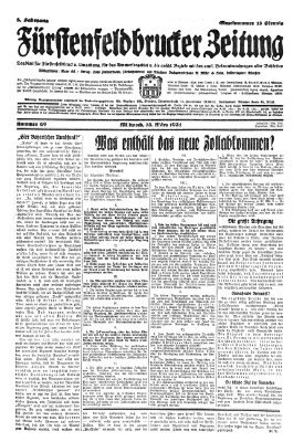 Fürstenfeldbrucker Zeitung Mittwoch 25. März 1931