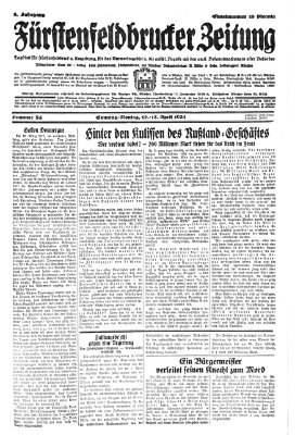 Fürstenfeldbrucker Zeitung Montag 13. April 1931