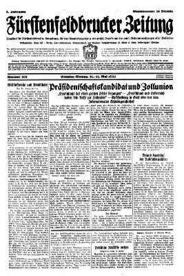 Fürstenfeldbrucker Zeitung Monday 11. May 1931