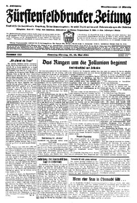 Fürstenfeldbrucker Zeitung Montag 18. Mai 1931