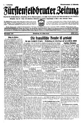 Fürstenfeldbrucker Zeitung Dienstag 19. Mai 1931