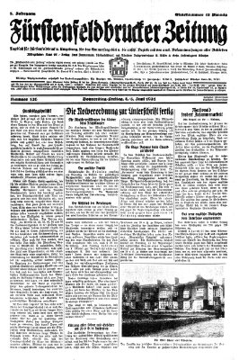 Fürstenfeldbrucker Zeitung Donnerstag 4. Juni 1931