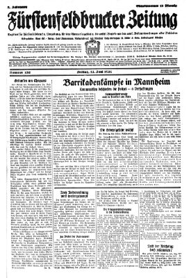 Fürstenfeldbrucker Zeitung Freitag 12. Juni 1931