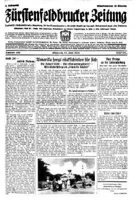 Fürstenfeldbrucker Zeitung Mittwoch 17. Juni 1931