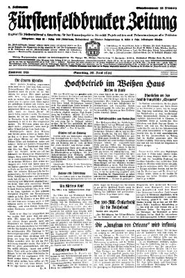 Fürstenfeldbrucker Zeitung Samstag 27. Juni 1931