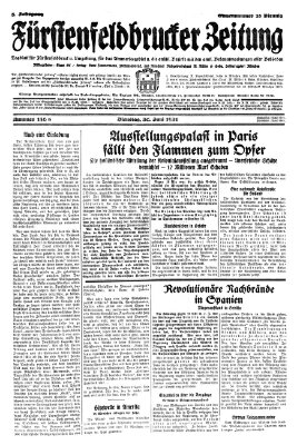 Fürstenfeldbrucker Zeitung Dienstag 30. Juni 1931