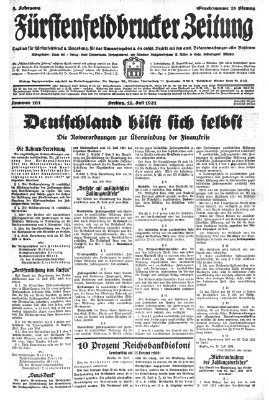 Fürstenfeldbrucker Zeitung Freitag 17. Juli 1931