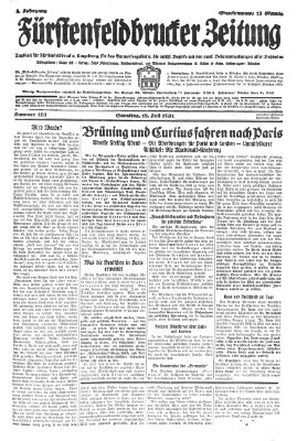 Fürstenfeldbrucker Zeitung Samstag 18. Juli 1931