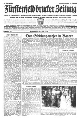 Fürstenfeldbrucker Zeitung Donnerstag 30. Juli 1931