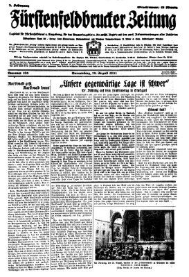 Fürstenfeldbrucker Zeitung Donnerstag 27. August 1931