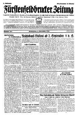 Fürstenfeldbrucker Zeitung Donnerstag 3. September 1931