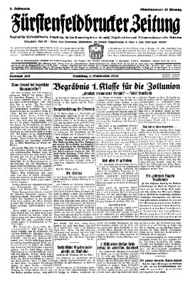 Fürstenfeldbrucker Zeitung Samstag 5. September 1931