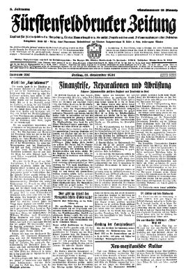 Fürstenfeldbrucker Zeitung Freitag 25. September 1931