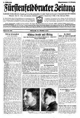 Fürstenfeldbrucker Zeitung Mittwoch 14. Oktober 1931