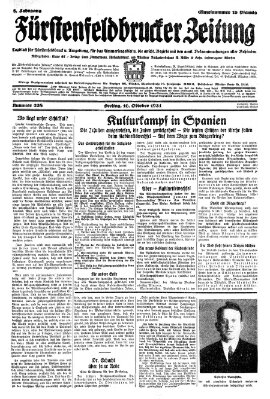 Fürstenfeldbrucker Zeitung Freitag 16. Oktober 1931