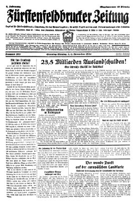 Fürstenfeldbrucker Zeitung Sonntag 1. November 1931