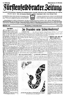 Fürstenfeldbrucker Zeitung Donnerstag 5. November 1931