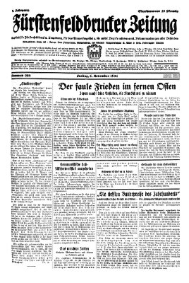 Fürstenfeldbrucker Zeitung Freitag 6. November 1931