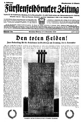 Fürstenfeldbrucker Zeitung Montag 9. November 1931