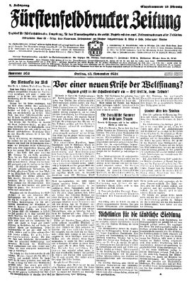 Fürstenfeldbrucker Zeitung Freitag 13. November 1931