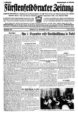 Fürstenfeldbrucker Zeitung Dienstag 24. November 1931