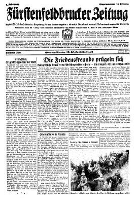 Fürstenfeldbrucker Zeitung Montag 30. November 1931