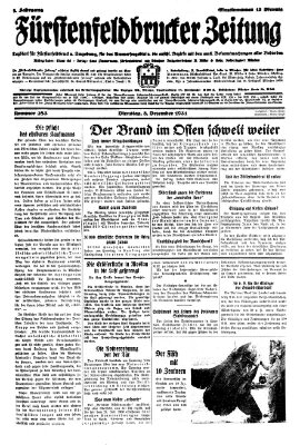 Fürstenfeldbrucker Zeitung Dienstag 8. Dezember 1931