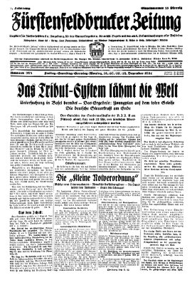 Fürstenfeldbrucker Zeitung Freitag 25. Dezember 1931