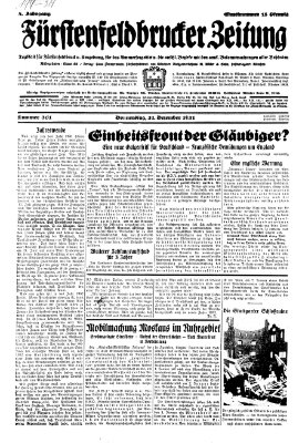 Fürstenfeldbrucker Zeitung Donnerstag 31. Dezember 1931