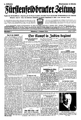 Fürstenfeldbrucker Zeitung Dienstag 5. Januar 1932