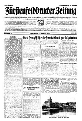 Fürstenfeldbrucker Zeitung Donnerstag 14. Januar 1932