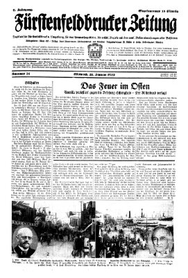 Fürstenfeldbrucker Zeitung Mittwoch 27. Januar 1932