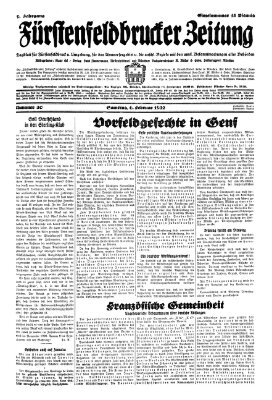 Fürstenfeldbrucker Zeitung Samstag 6. Februar 1932