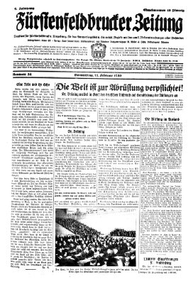 Fürstenfeldbrucker Zeitung Donnerstag 11. Februar 1932