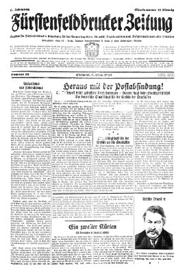 Fürstenfeldbrucker Zeitung Mittwoch 9. März 1932