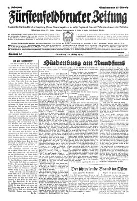 Fürstenfeldbrucker Zeitung Samstag 12. März 1932