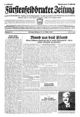 Fürstenfeldbrucker Zeitung Sonntag 13. März 1932