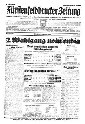 Fürstenfeldbrucker Zeitung Dienstag 15. März 1932